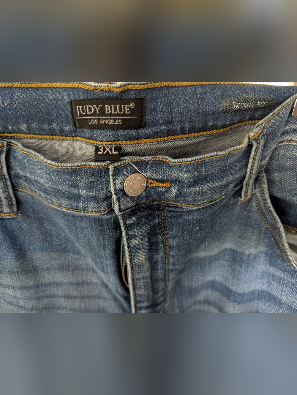 Judy Blue Light-Medium Blue Skinny Jeans - Size 3x (22-24W) $30